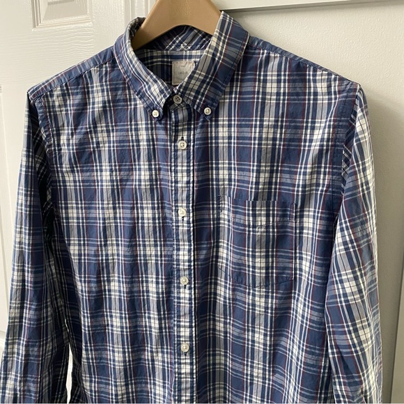 GAP Lightweight Long Sleeve Button down Casual Dress Shirt in Large Blue - Picture 3 of 6